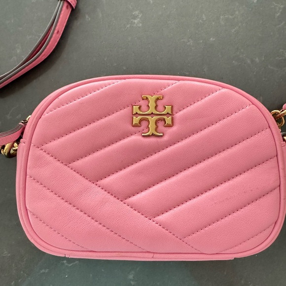 Tory Burch Pink Chevron Crossbody Bag - Picture 1 of 10